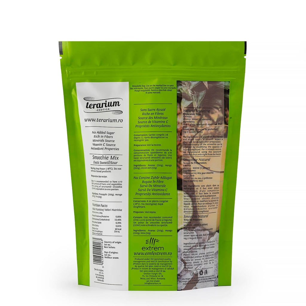 TERARIUM EXOTICA MIX DE FRUCTE SMOOTHIE 600GR